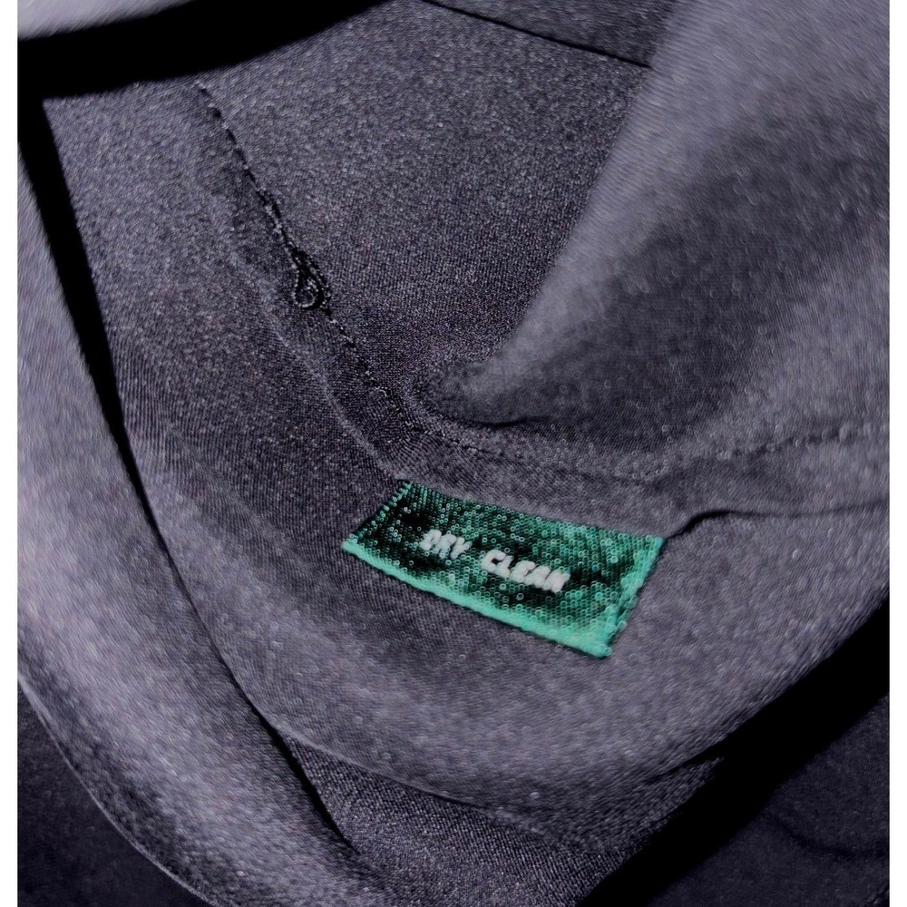 Lauren Ralph Lauren Silk Blouse Black Ruffle V-Neck Sleeveless Womens Size 10 - Picture 7 of 8